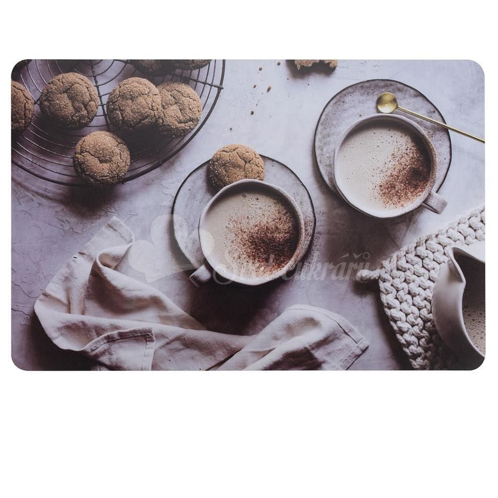 World of Confectioners - Plastic placemat COFFEE 43,5x28,5cm - ORION -  Prostírání - On the table