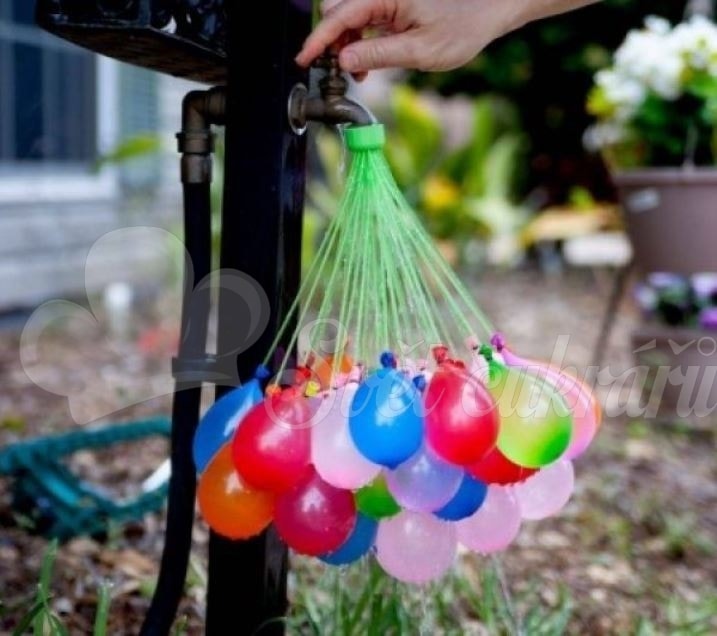 Svet cukrárov - Vodní bomby - vodní balónky - 1 svazek - 37 balónků - YIWU1  - Balóny - Oslavy a party dekorácie