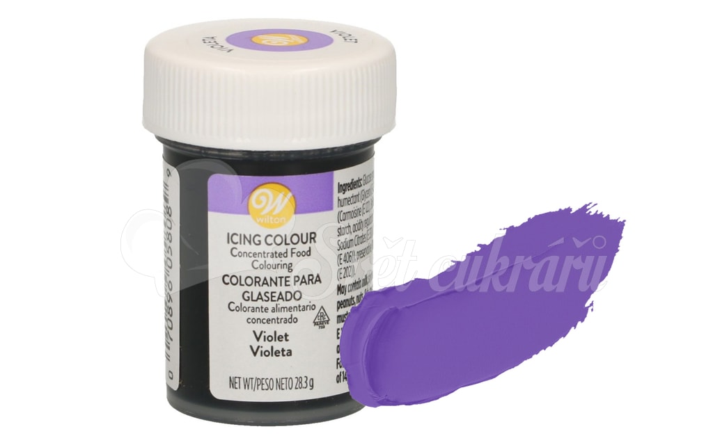 Gelové barvy Wilton Violet (fialová) - Wilton - Gelové (pastové) barvy -  Gelové barvy, gelovky, Potravinářské barvy a barviva, Suroviny - Svět  cukrářů