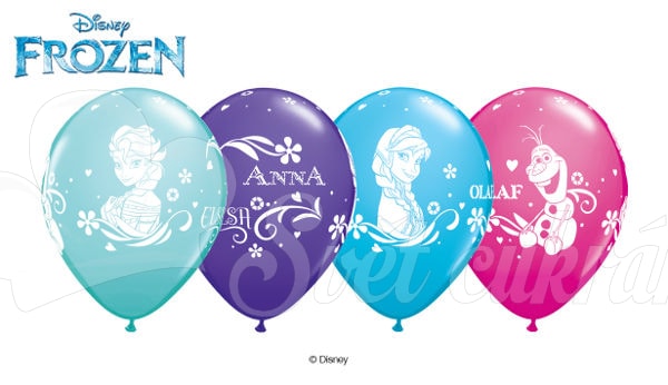 Balónky Frozen - 27 cm Anna, Elsa a Olaf 1 ks - Balónky - Oslavy a party  dekorace - Svět cukrářů