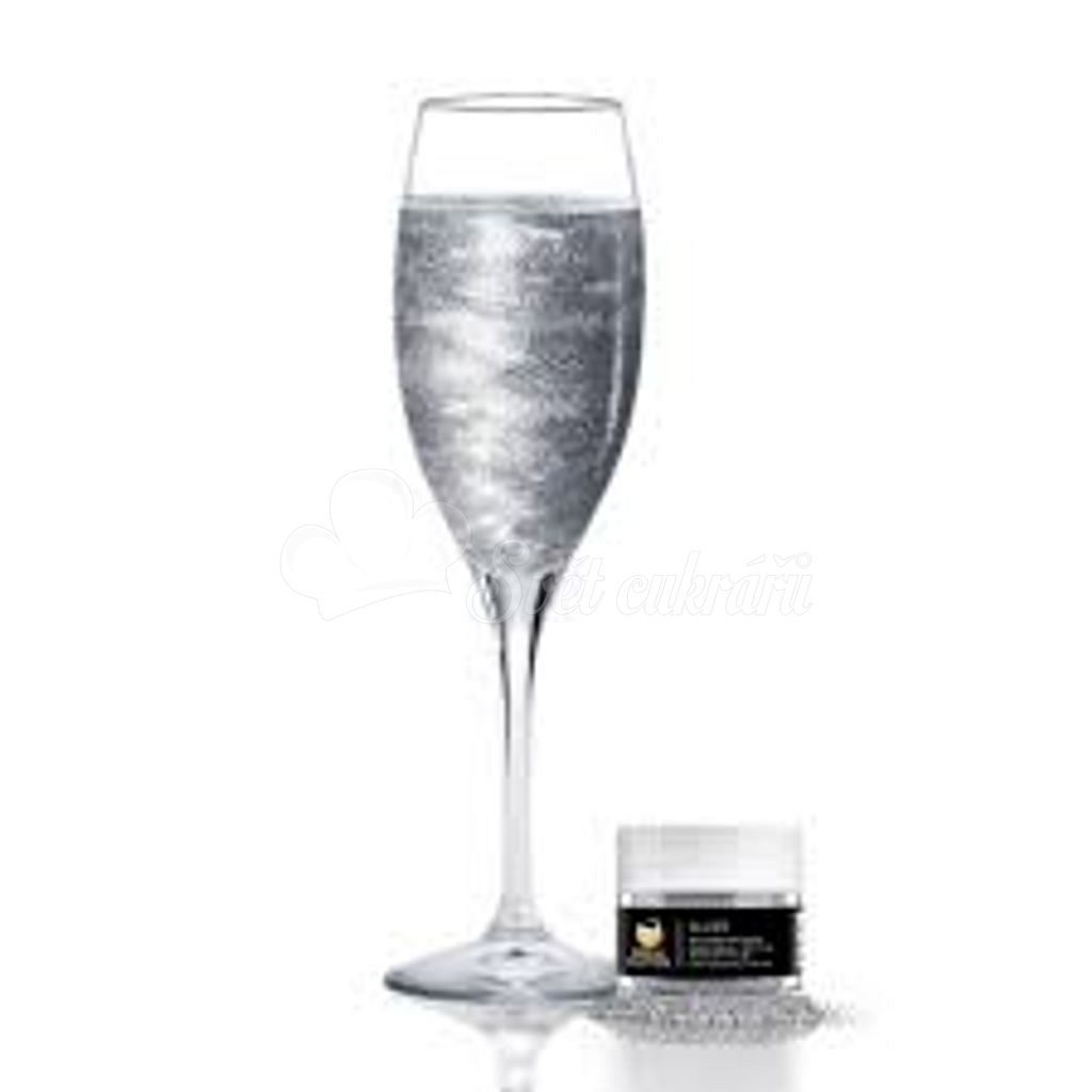 BREW GLITTER Silver Edible Glitter For Drinks, Cocktails