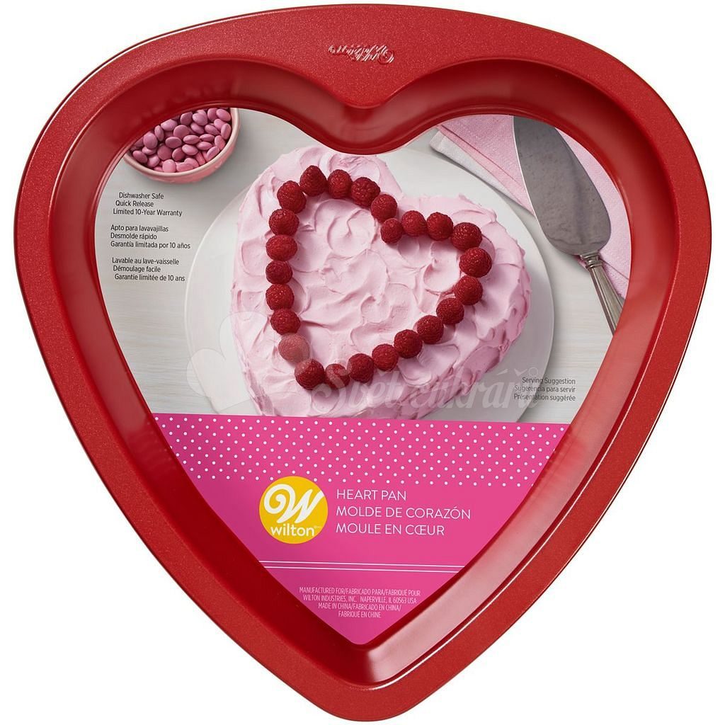 Dortová forma srdce - 22 cm - Wilton - 3D formy na pečení a dorty - Dortové  formy, Na pečení - Svět cukrářů