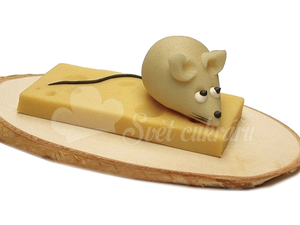 Egér egy szelet sajton - marcipán torta figura - Frischmann - Marcipán  figurák - Marcipán, Alapanyagok - Cukrász világ