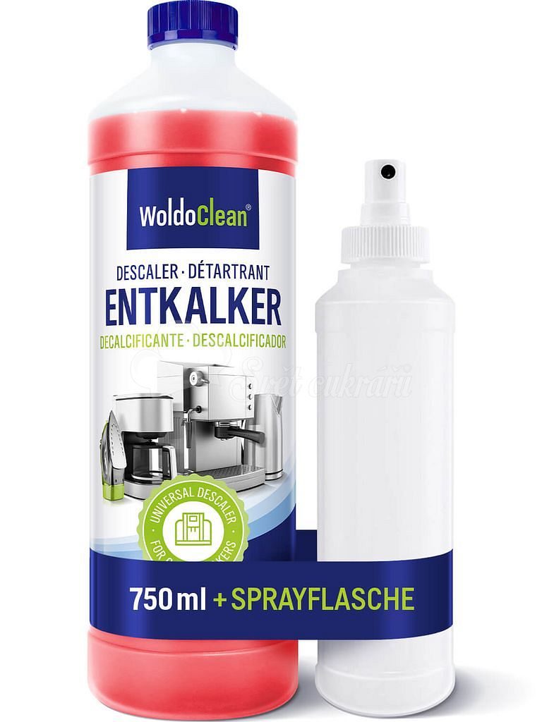 World of Confectioners - Liquid descaler 750 ml + spray bottle -  WoldoClean® - Household cleaning - Homeware