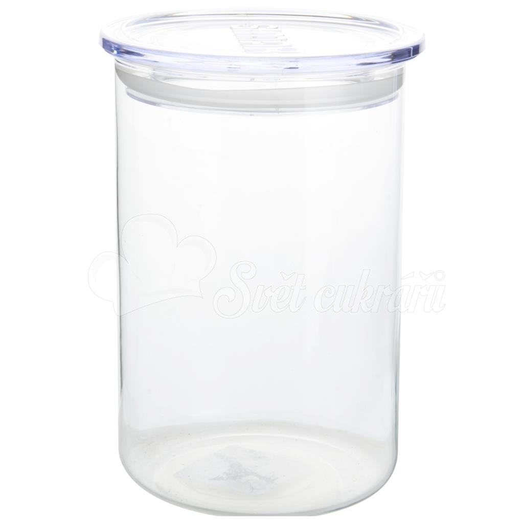 Üvegedény + műanyag fedél 0,8 l - ORION - Üveg edények és palackok - Ételek  tárolása, Konyhai eszközök - Cukrász világ