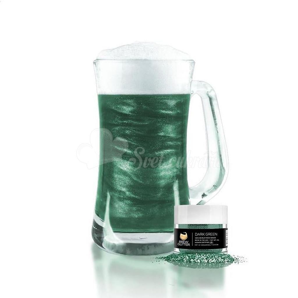 Ehető csillámpor italokhoz - sötétzöld - Dark Green Brew Glitter® - 4 g -  Brew Glitter - Italok csillogása - Étel festékek és színek, Alapanyagok -  Cukrász világ