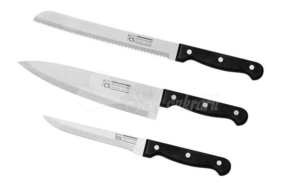 Sada nožů 3 ks ALL - STAR - CS Solingen - Nože a porcování - Kuchyňské  potřeby - Svět cukrářů