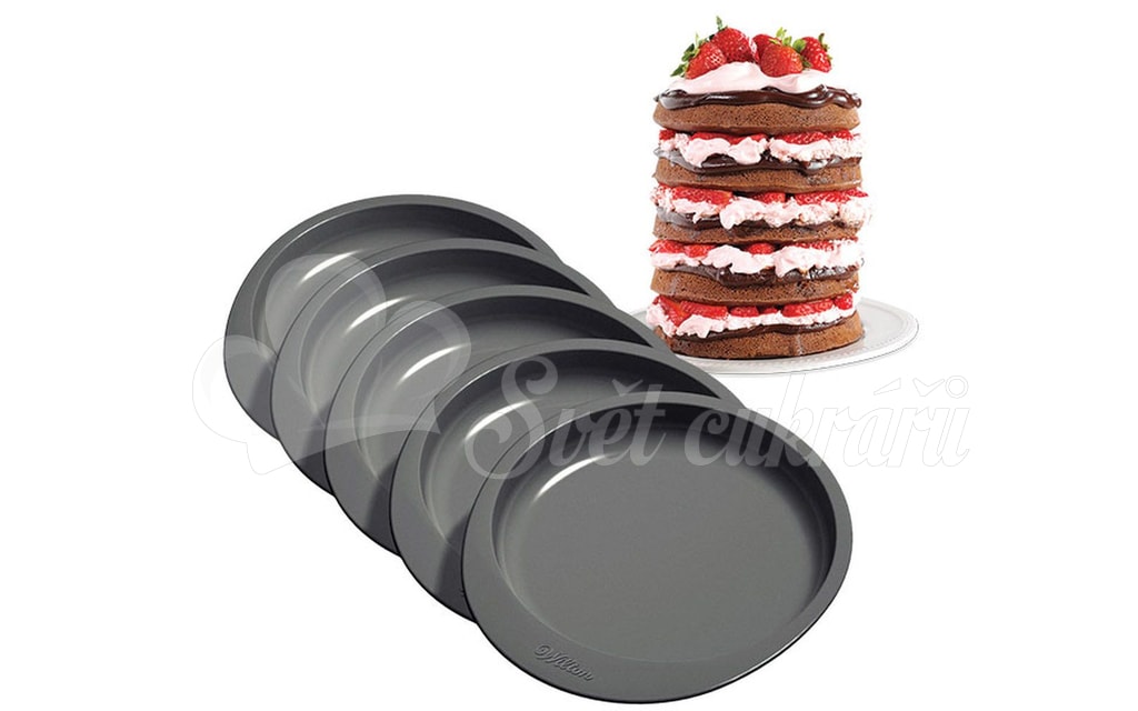 World of Confectioners - Wilton Cake Pan Easy Layers -15cm- Set/5 - Wilton  - Cake forms - For baking