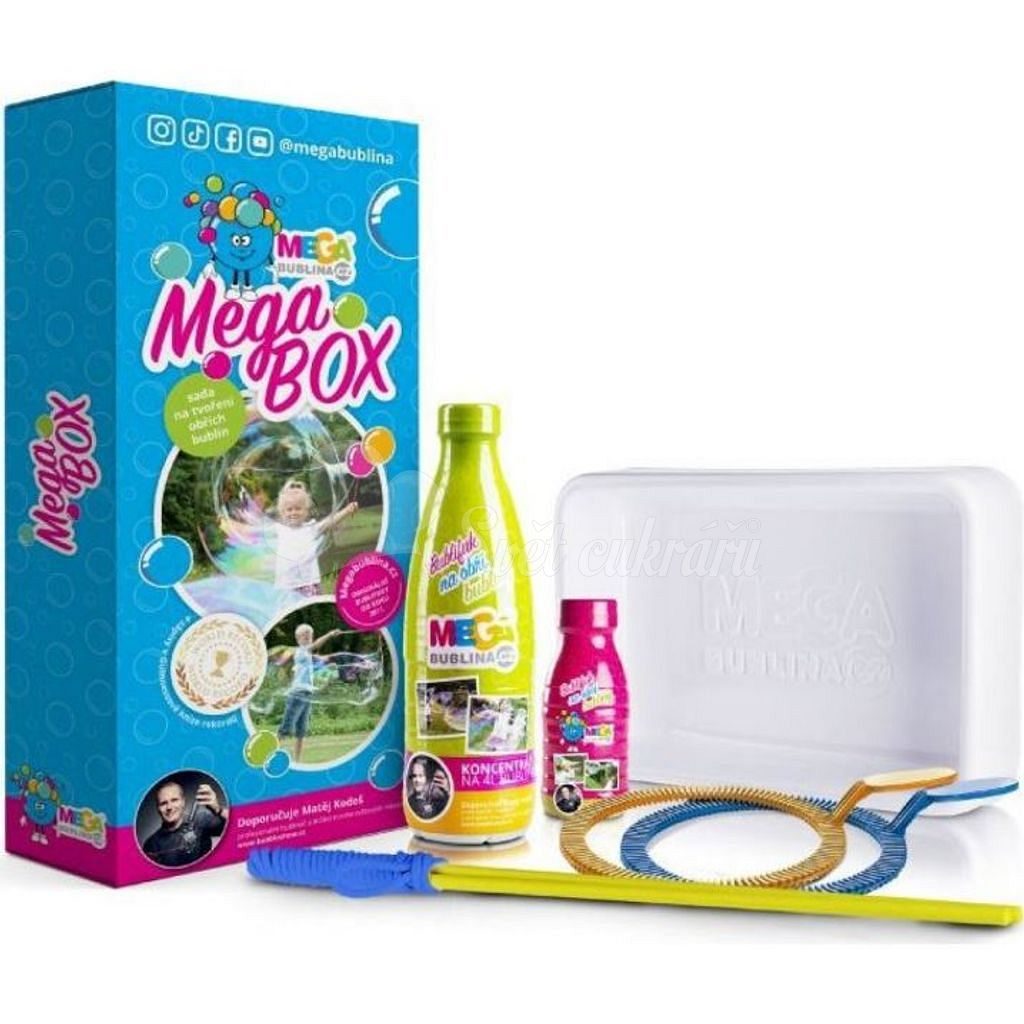 Mega buborék box - óriás buborékfújó - Megabublina - Vicces játékok,  kiegészítők - Ünnepségek és partik - Cukrász világ