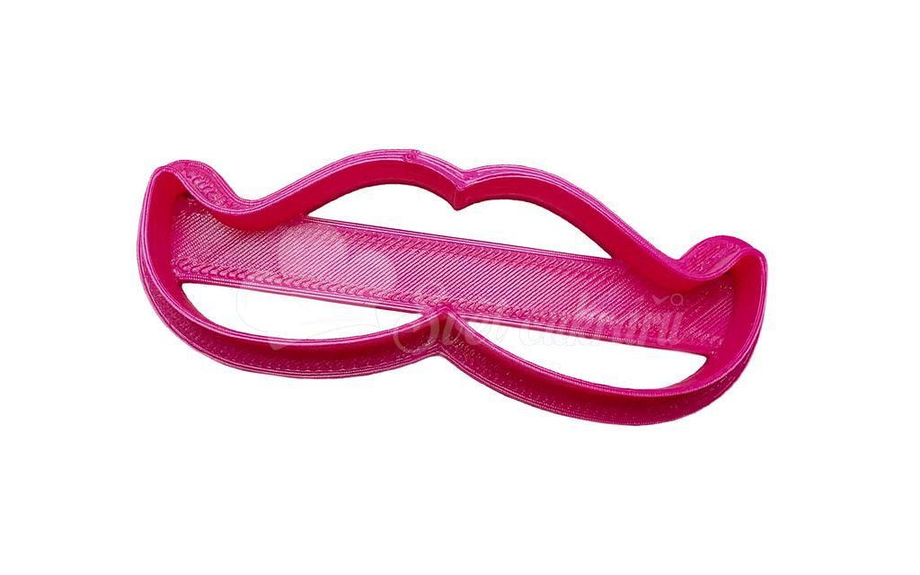 Bajusz (Movember) sütivágó - jótékonysági céllal - 3D nyomtatás -  Dortmarket - Kiszűrők 3D nyomtatóból - Kiszúrók, Sütéshez - Cukrász világ