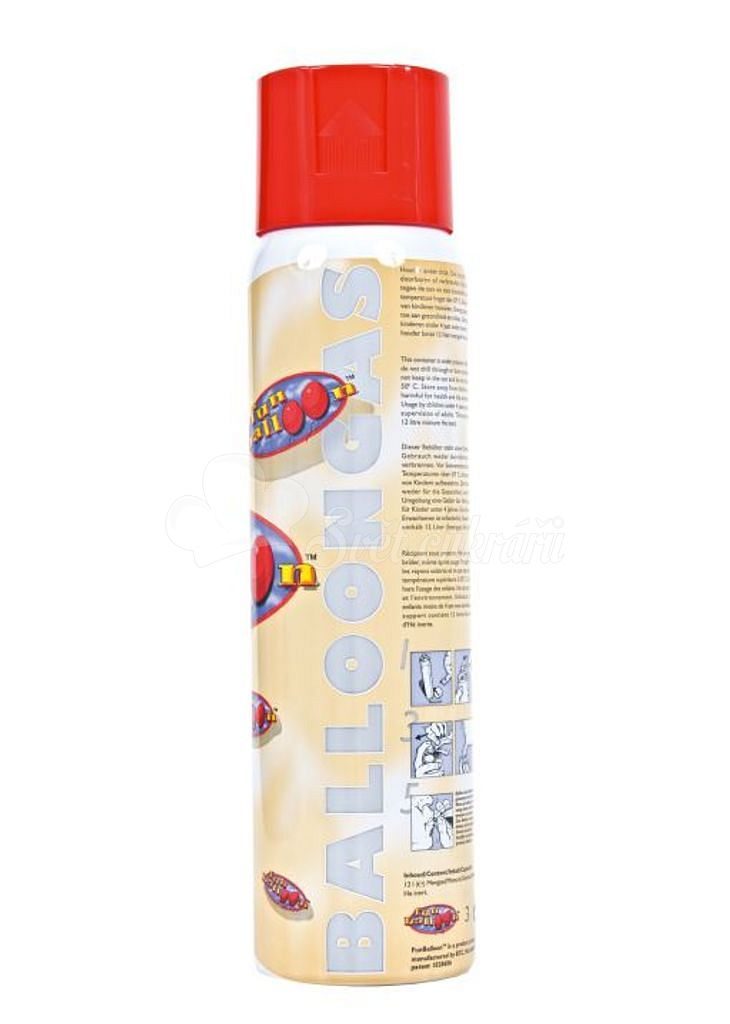 World of Confectioners - Helium spray 12 l (approx. 1 - 2 balloons) - BTC -  Helium on balloons - Celebrations and parties