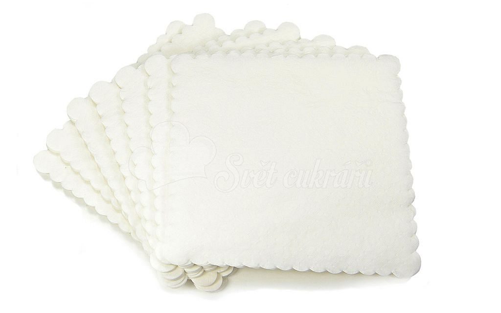 Ubrousky bílé jednoduché Gastro 15x15 cm 200 ks - Arpex - Party ubrousky -  Na stůl - Svět cukrářů