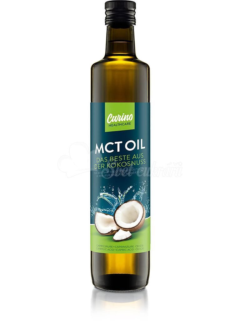 MCT olej 100% kokosový olej - 500 ml - Carino® - Oleje a tuky - Suroviny -  Svět cukrářů