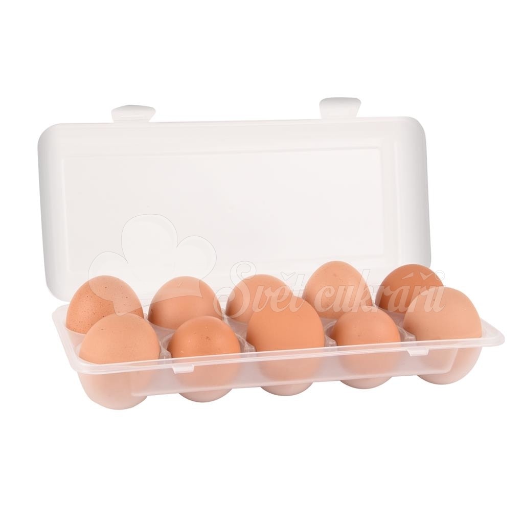 Műanyag tojás tartó 10 db-ra - ORION - Ételek tárolása - Konyhai eszközök -  Cukrász világ