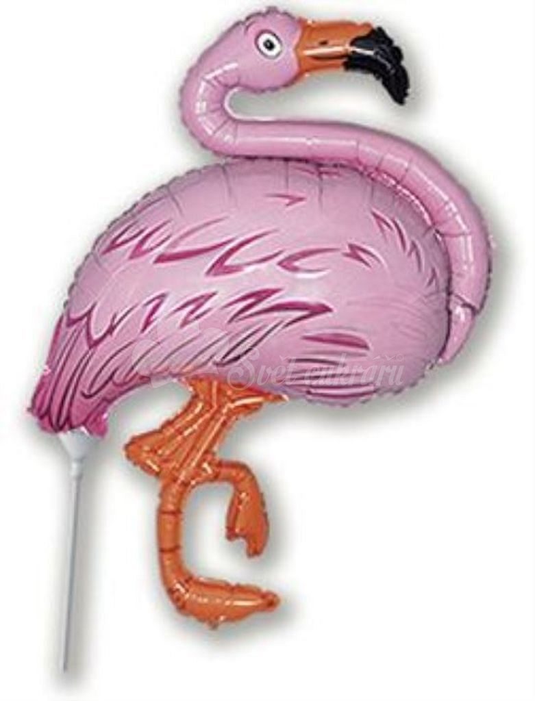 World of Confectioners - Balloon foil 35 cm Flamingo (NELZE PLNIT HELIEM) -  Flexmetal - Balloons - Celebrations and parties
