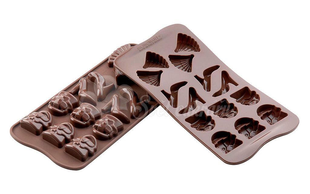 Szilikon csokoládé forma - divat - Silikomart - Praliné és bonbon formák -  Segítség a csokoládé való munkához, Cukrászati eszközök - Cukrász világ