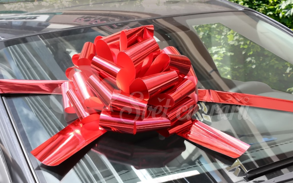 Mega masni autóra - 46 cm piros - UNIQUE - Ajándékcsomagolás - Ünnepségek  és partik - Cukrász világ