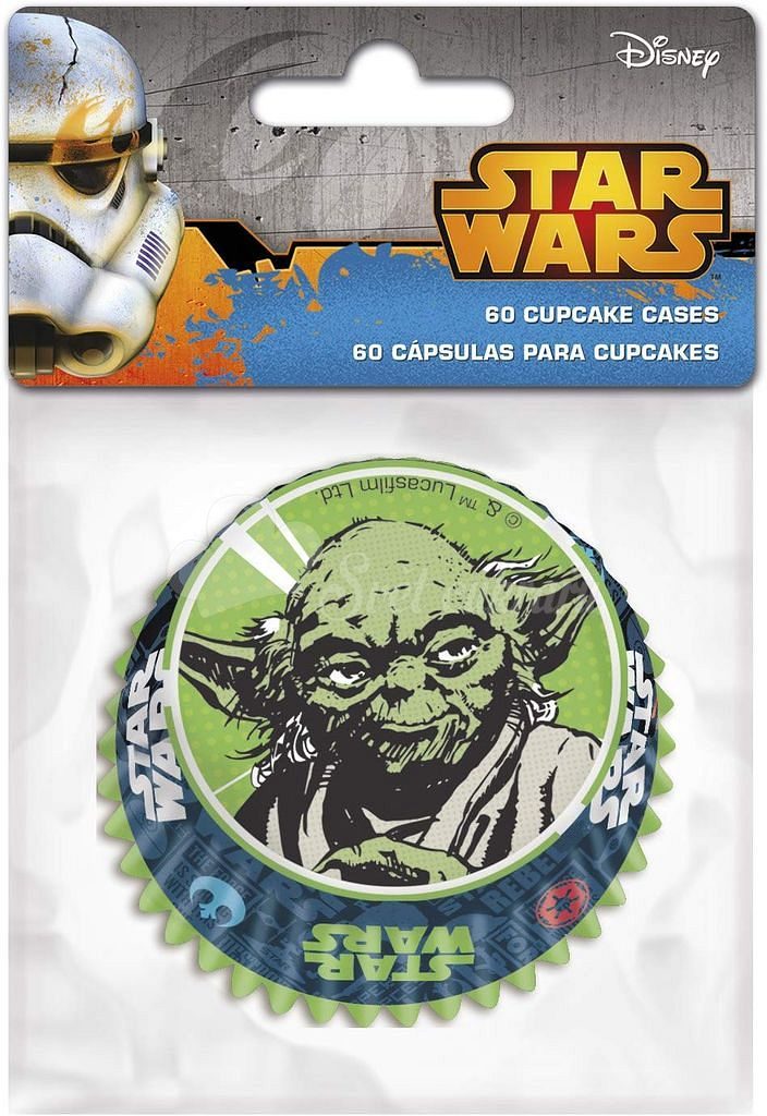 Košíčky na bonbóny, pralinky a minimuffinky - Yoda Star Wars - 60 ks - Stor  - Košíčky na muffiny malé - Cukrářské košíčky na pečení, Na muffiny a  cupcakes, Na pečení - Svět cukrářů