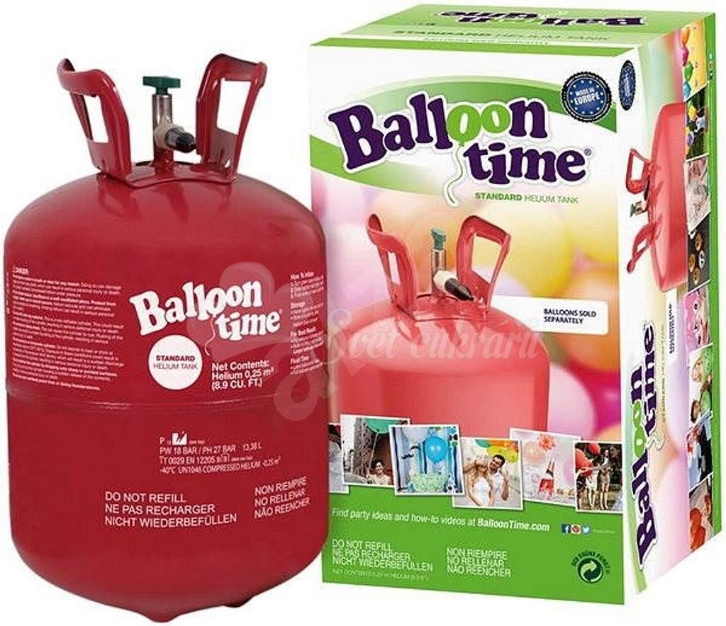 Helium do balónků 30 - - Hélium na balónky - Oslavy a party - Svět cukrářů