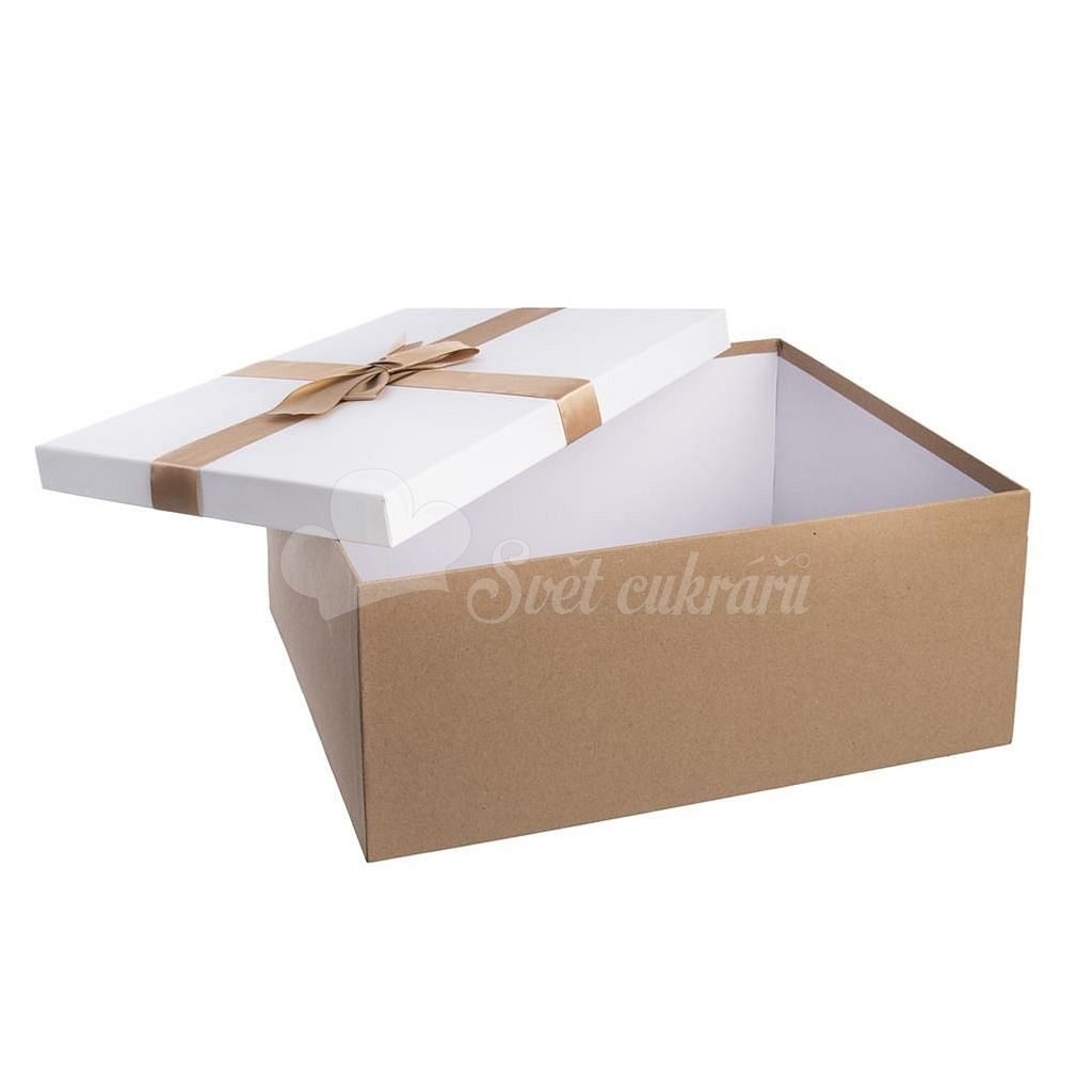 Ajándék papírdoboz arany/fehér 10 db - ORION - Ajándékcsomagolás -  Ünnepségek és partik - Cukrász világ