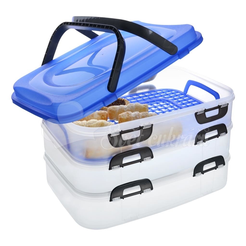 Piknik doboz, 3 emelet - ORION - Ételek tárolása - Konyhai eszközök -  Cukrász világ