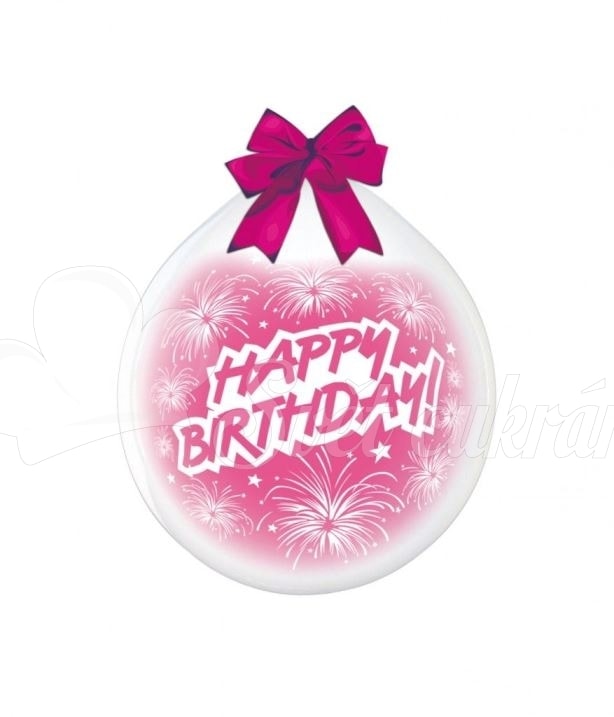 Balónek na balení dárků Happy Birthday 45 cm - Stuffed Balloons - SMART -  Balení dárků - Oslavy a party - Svět cukrářů