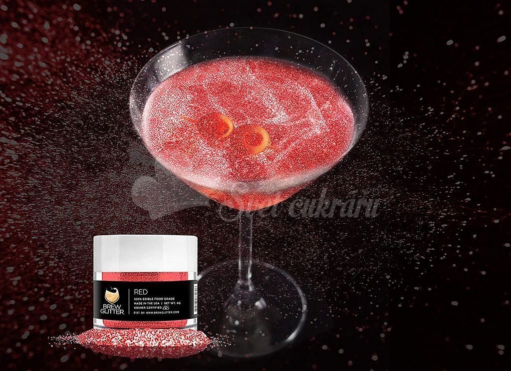 Ruby Red Edible Glitter