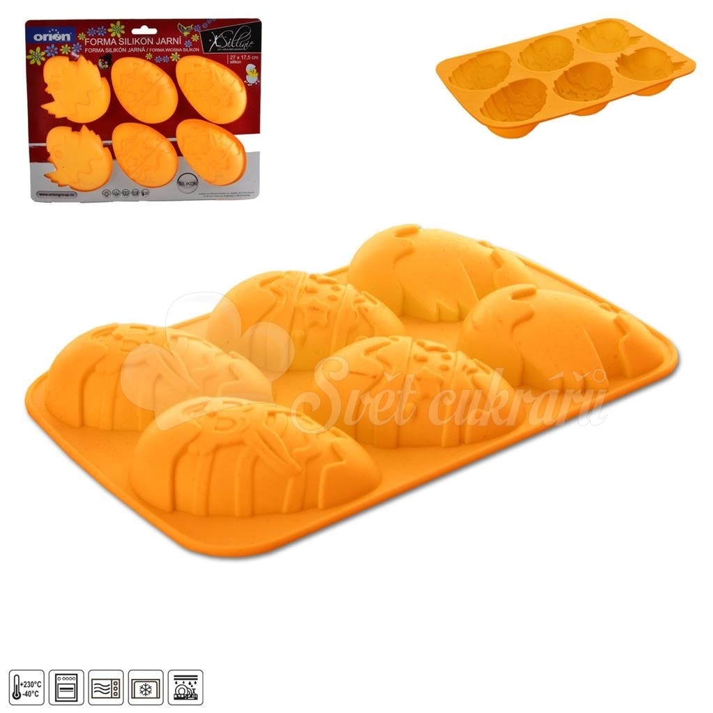 Forma silikon Velikonoční vajíčka - ORION - 3D formy na pečení a dorty -  Dortové formy, Na pečení - Svět cukrářů