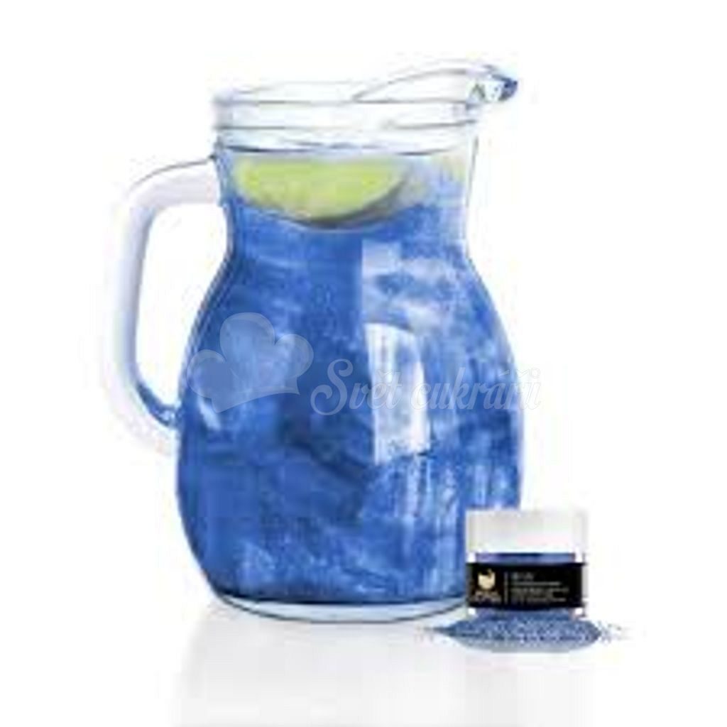 Ehető csillámpor italokhoz - kék - Blue Brew Glitter® - 4 g - Brew Glitter  - Italok csillogása - Étel festékek és színek, Alapanyagok - Cukrász világ