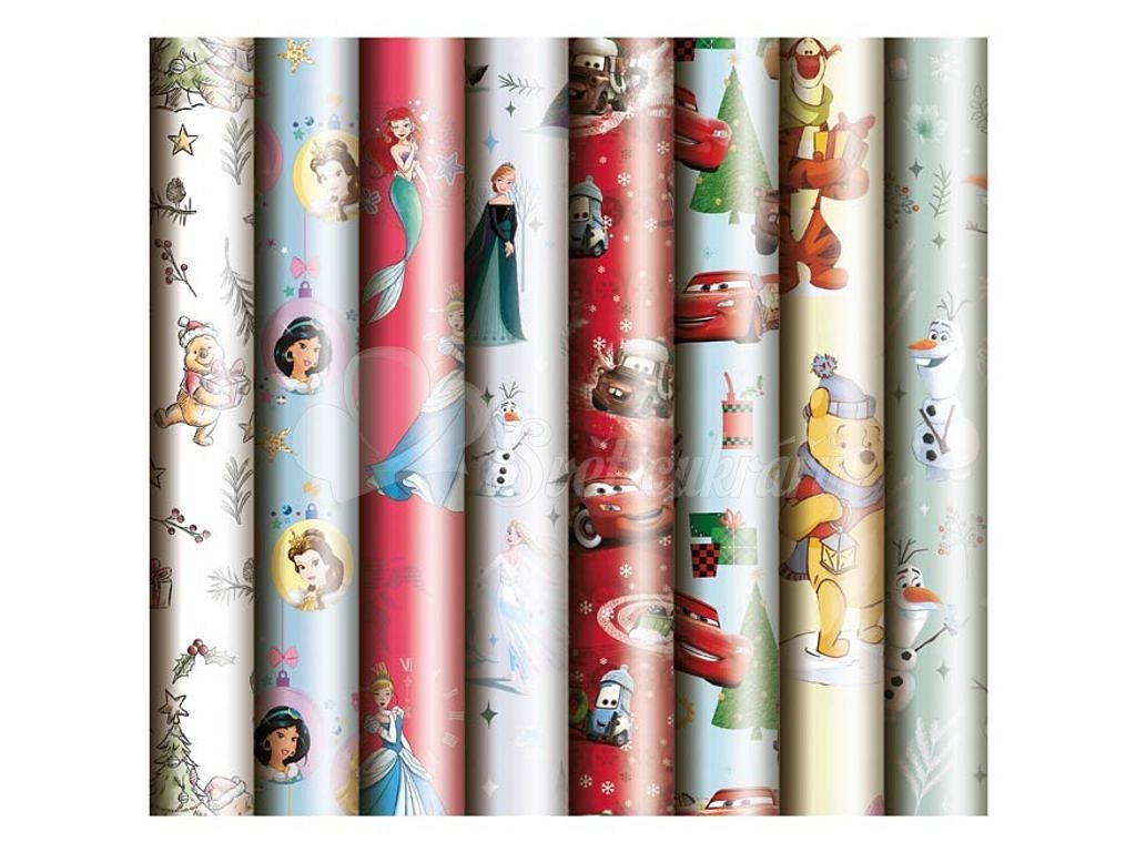 Balící papír - vánoční Disney motivy - role 200x70 cm - MFP Paper - Balicí  papír na dárky - Papírenské zboží - Svět cukrářů