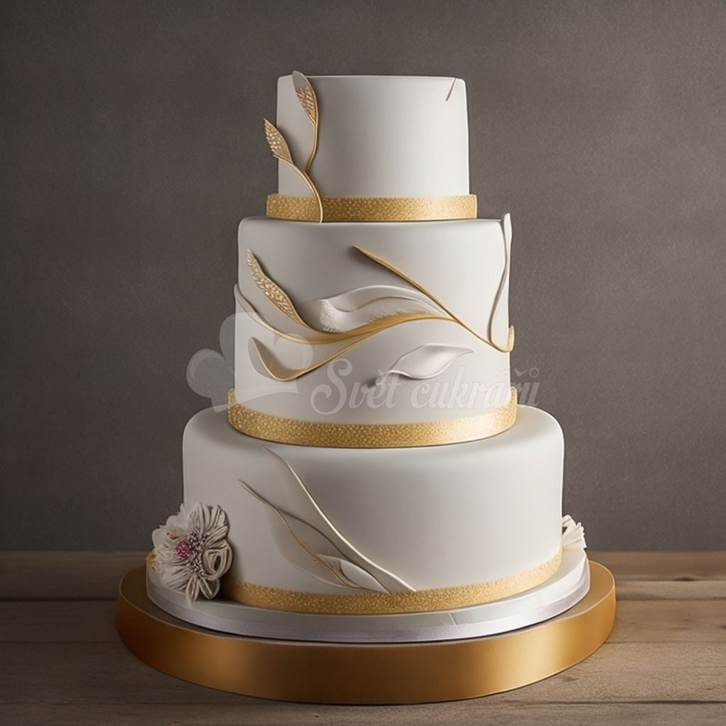 Inspirace na svatební dorty