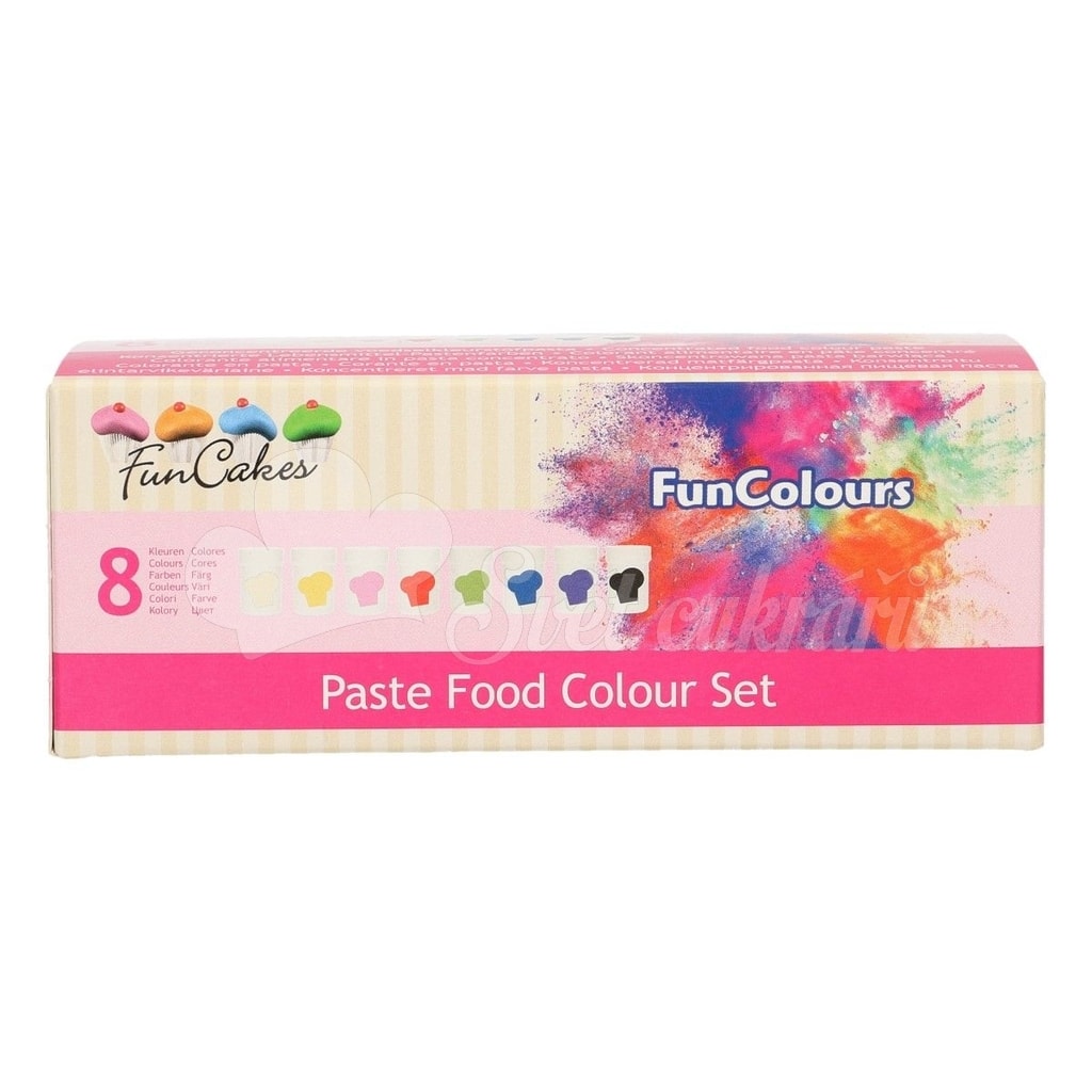 World of Confectioners - FunCakes FunColours Paste Food Colour Set