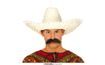Slaměný klobouk sombrero s bambulkami - Mexiko 50 cm