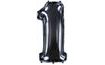 Black Foil Number Balloon - 102 cm - 1
