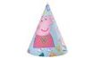 Peppa Pig Paper Party Hats, 6 pcs
