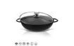 WOK GRANDE serpenyő átmérője 32 cm üvegfedéllel