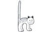 Vykrajovátko - Kočka s dlouhým ocasem