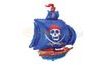 Balloon foil 35 cm pirates blue (NELZE PLNIT HELIEM)