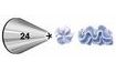 Cukrárska zdobiaca špička č.24 - rezaná, klopená