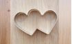 Dough cutter Double heart