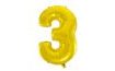 Balón foliový číslice zlatá - Gold 115 cm - 3
