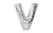 Balloon foil letter "V" 115 cm