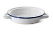 White &amp; Blue Enamel Saucepan 16 cm