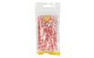 Confectionery decorating hearts pink shiny 56 g