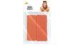 Neon Orange Retro Headband and Wristband Set - 80s Disco - 3 pcs