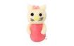 Occasion Cat Figurine in a Pink Dress