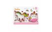 Colorful unicorn plastic punch set 2 pcs