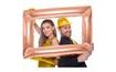 Foil balloon in the shape of a selfie frame Rose Gold 85x60cm