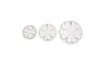 Set of 3 pc. of plunger cutters for water lilies or carnations