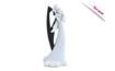 Wedding cake toppers - black&white abstract couple 14 cm